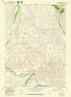 Mason Draw Wyoming Quad - USGS 1956 Art Print