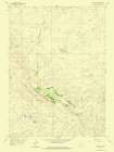 Mc Rae Gap Wyoming Quad - USGS 1959 Art Print