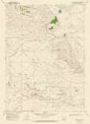 Notches Dome Wyoming Quad - USGS 1968 Art Print