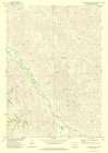 Twentymile Butte Wyoming Quad - USGS 1972 Vintage Print