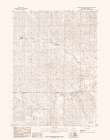 Threemile Creek Reservoir Wyoming Quad - USGS 1984 Vintage Print