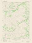 Turk Springs Wyoming Quad - USGS 1967 Vintage Print