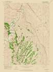 Wall Creek Wyoming Quad - USGS 1961 Vintage Print