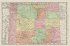 Wyoming - Rand McNally 1903 Art Print