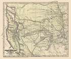 Indian Territory, Texas, New Mexico - 1844 Art Print