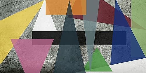 Triangles Art Print