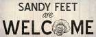 Sandy Feet Art Print