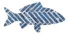 Blue Fish Art Print