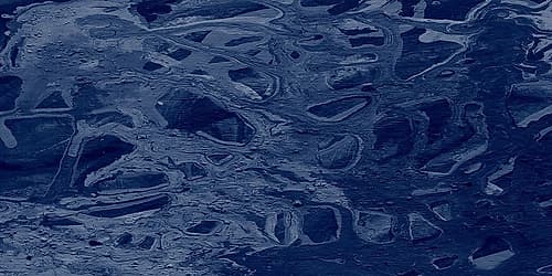 Trident Blue Art abstrait reproduction