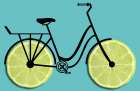 Lime Wheels Art Print