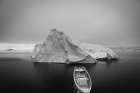 Winter Boat Art Print
