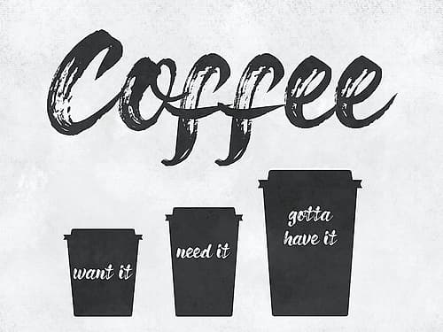 Coffe Shop Coffee Print