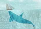Giant Whale Art Print
