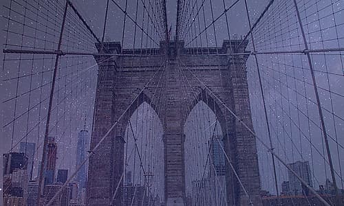 Starry Night New York Photography Print