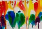 Painted Canvas 1 Art Print