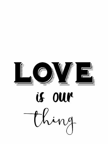 Our Love Art Print