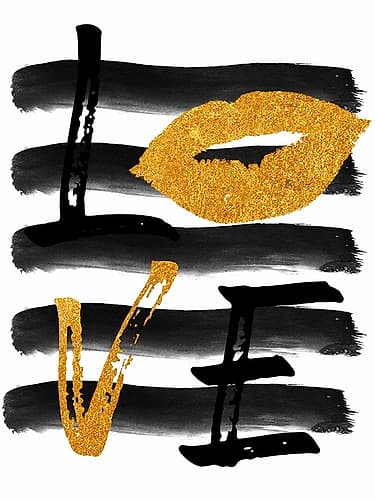 Golden Kinda Love 2 Doré reproduction