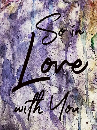 So In Love Art Print