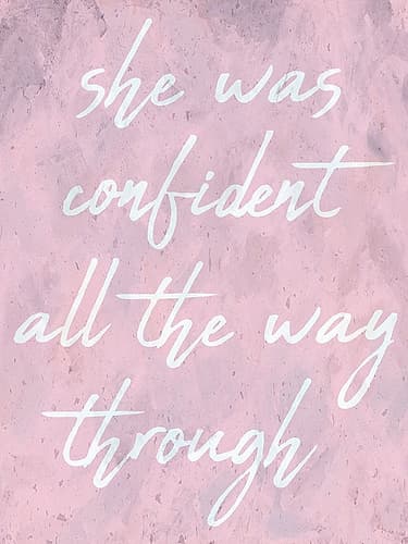 Confidence Art Print