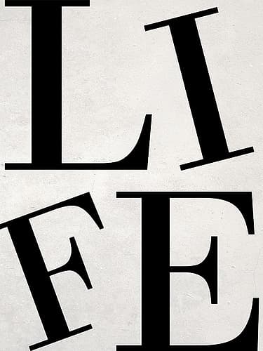 Life Inspirational Print