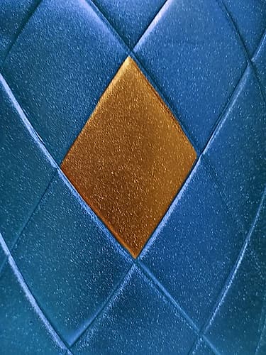 Blue Gold Art Print