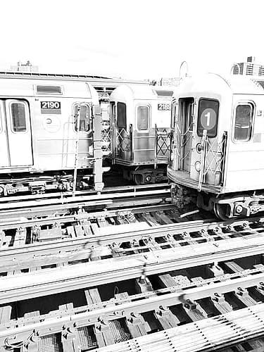 Trains NY Art Print