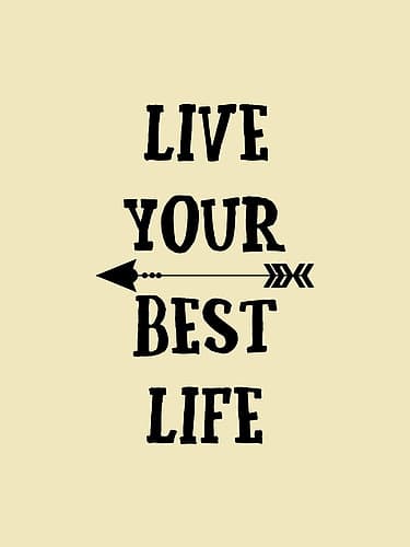 Best Life Art Print