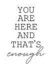 Enough Art Print