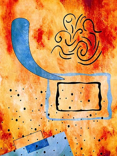 Celestrial Abstract Art Print