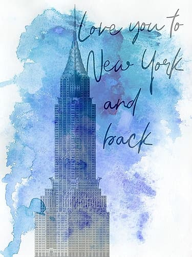 New York And Back Signs Print