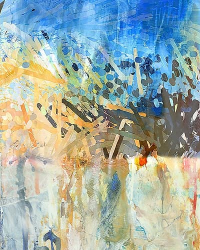 Colors in Motion Art abstrait reproduction