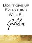 Golden Art Print