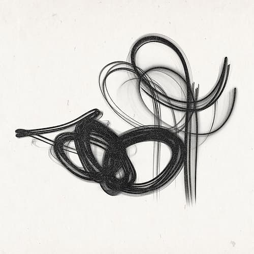 Curls Art Print