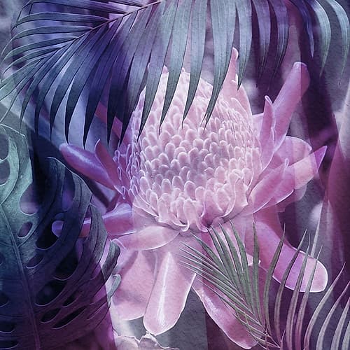 Tropical Floral Art Print