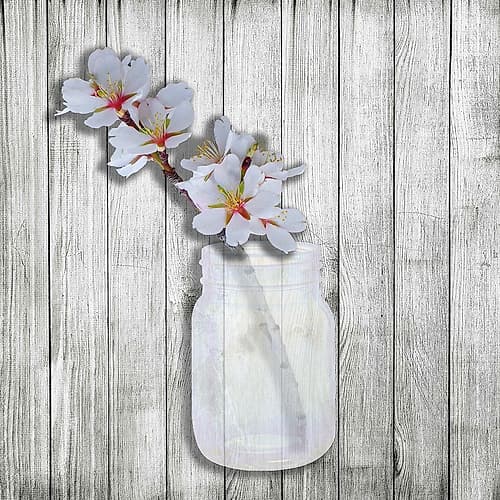 Mason Flower Art Print