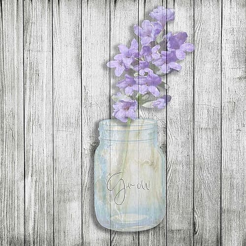 Mason Flower 2 Art Print