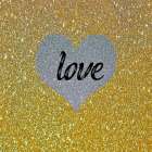 Love Gold 3 Art Print