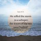 Psalms 107 29 Art Print