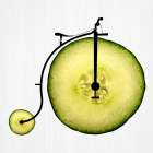 Cucumber Bike Art Print