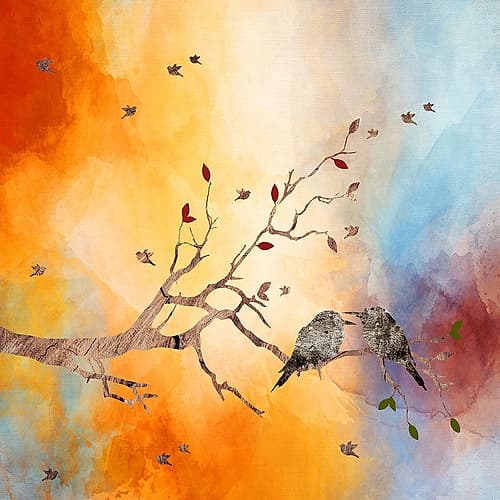 Birdy Love 2 Art Print