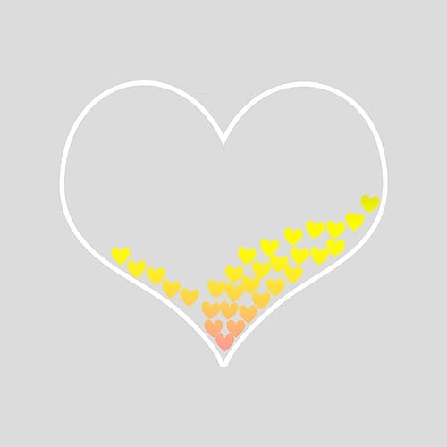 Hearts Art Print