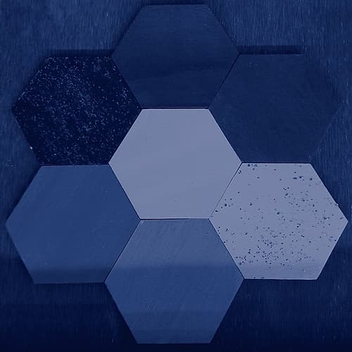 Midnight Shapes Art Print