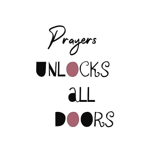 Pray Art Print