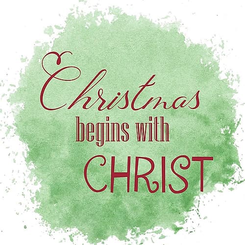 Jesus Christmas Art Print