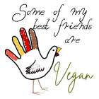 Hand Turkey Art Print
