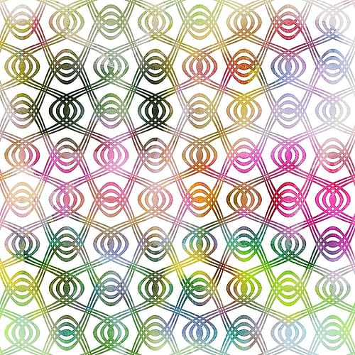 Geometrical Loom Art Print