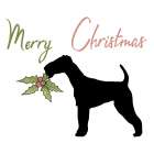 Christmas Dog 2 Art Print