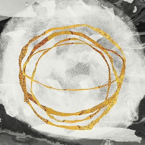 Gold Twist 2 Art Print