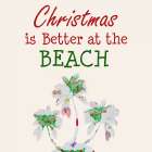 Beach Christmas Traditional Print