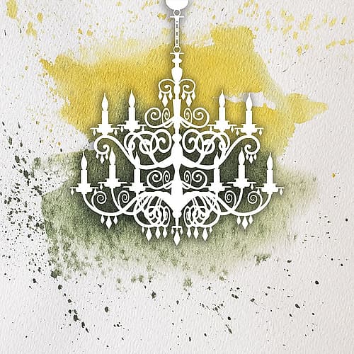 Chandelier 2 Art Print